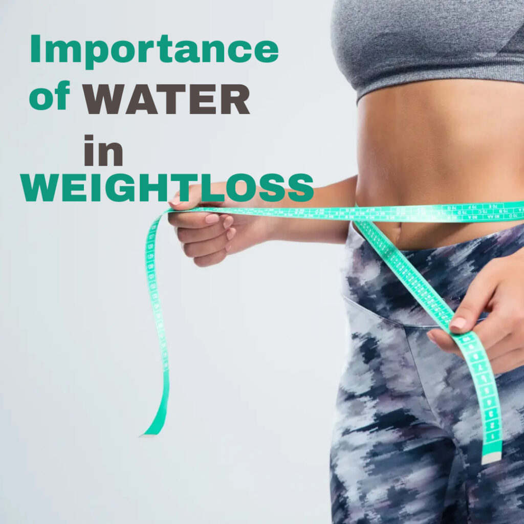 Importance of water in weightloss